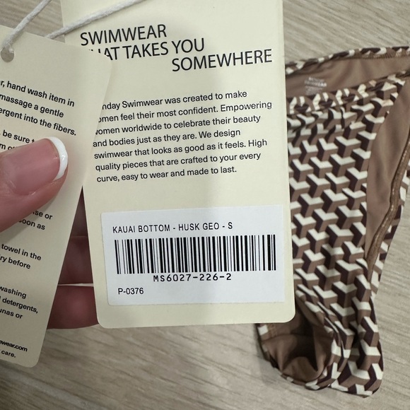 Monday Swimwear Brown Bikini Bottom - Picture 4 of 4